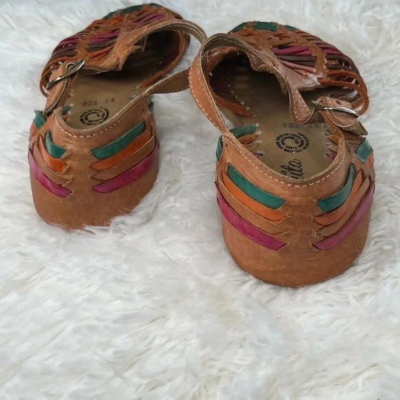 Colorful Leather Sandals - Picture 6 of 7